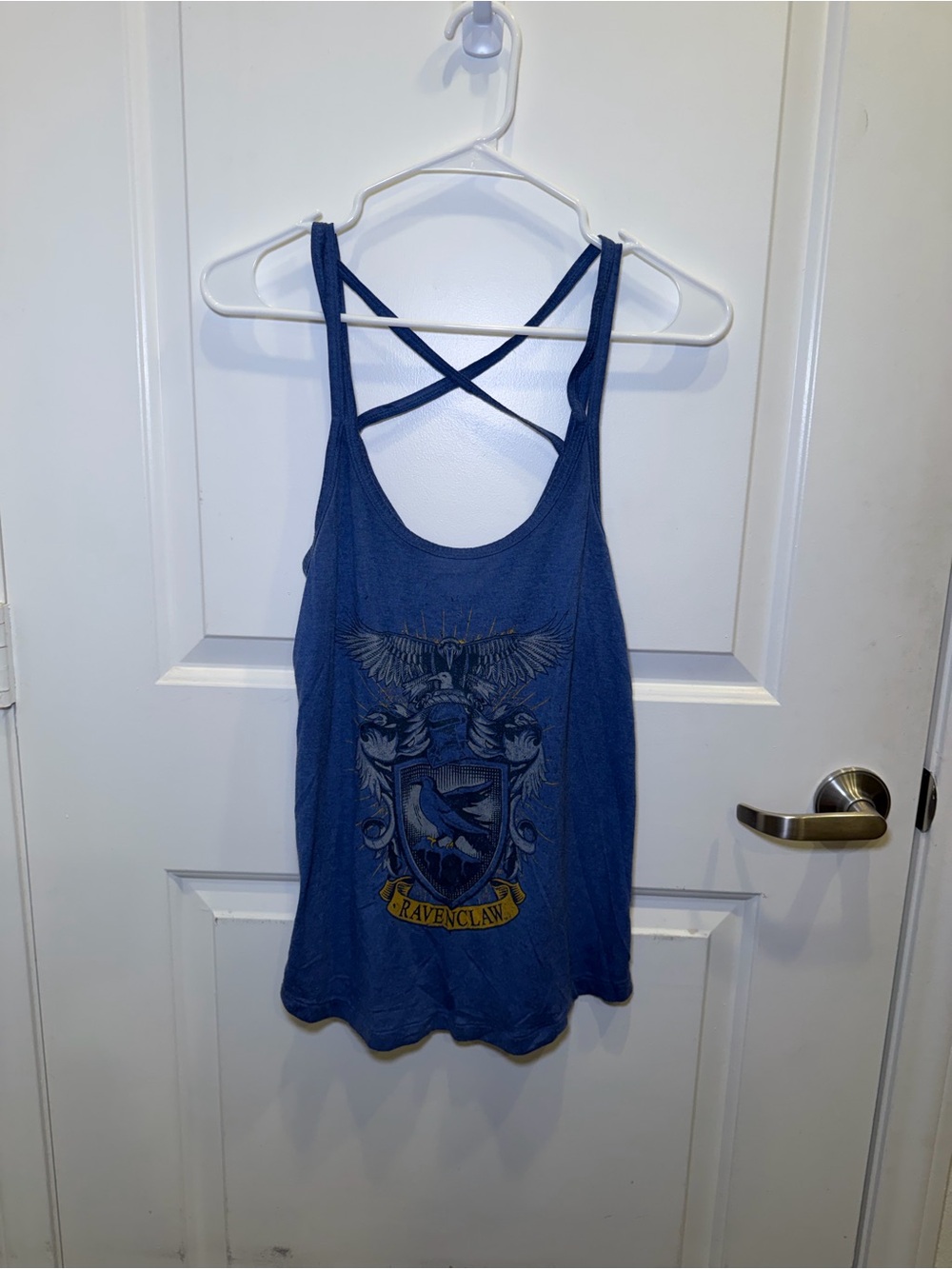 Like New Harry Potter Ravenclaw Cross Cross Camp Ladies Top